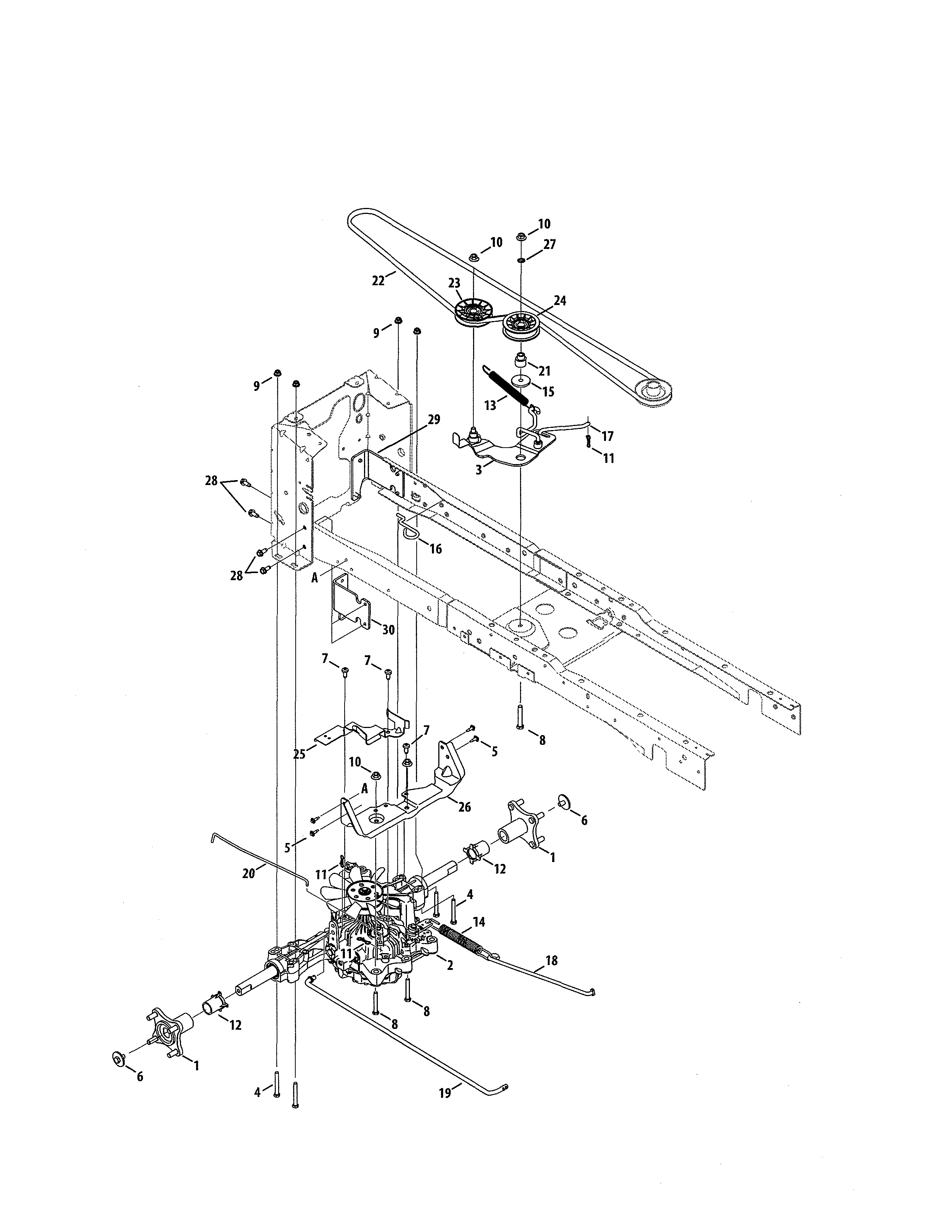 sears 247204450 tractor wiring diagram