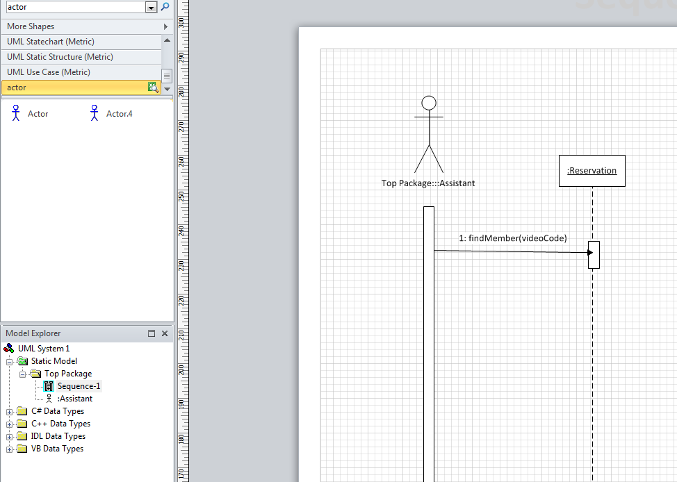 sequence diagrams in visio 2010