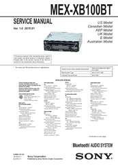 sony mex-xb100bt wiring diagram