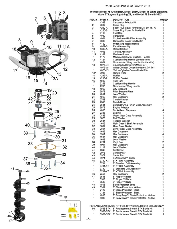 Strikemaster Mag 2000 Carburetor Diagram