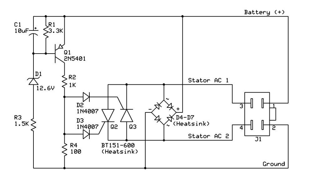 suzuki gs450l regulator wiring diagram
