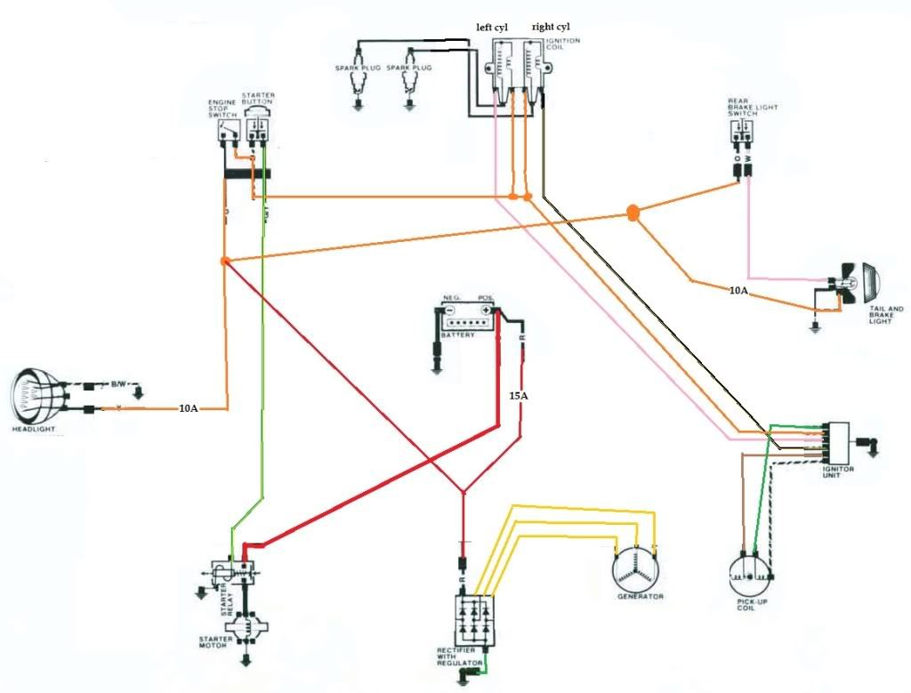 suzuki gs450l regulator wiring diagram