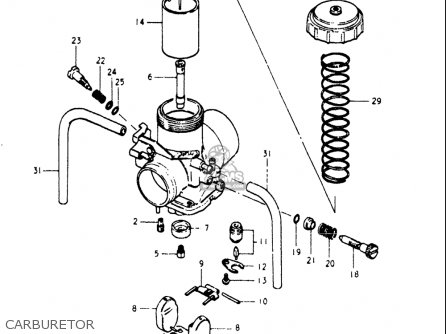 suzuki ozark 250 rear end diagram