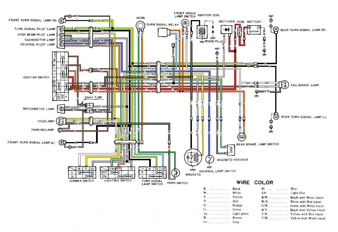 suzuki t500 wiring diagram