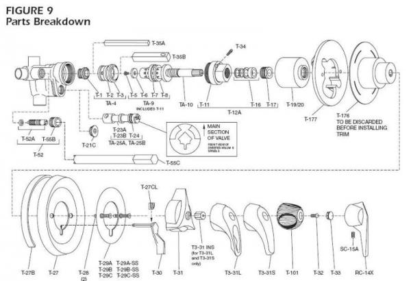 symmons temptrol diagram