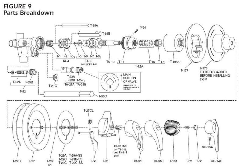 symmons temptrol diagram
