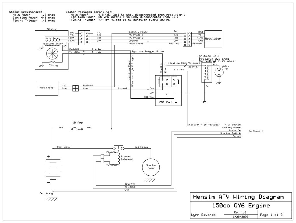 Taotao 150 Bull Wiring Diagram