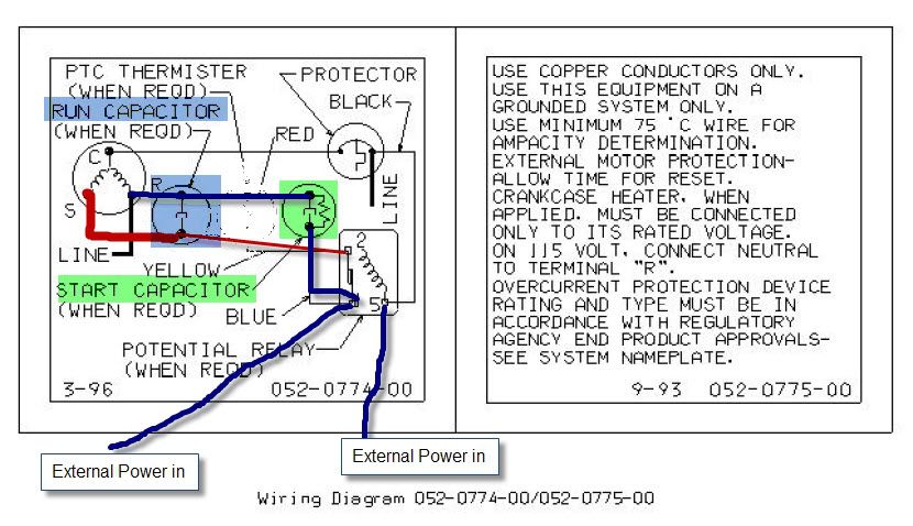 Tecumseh Capacitance Crankcase Heater Wiring Diagram