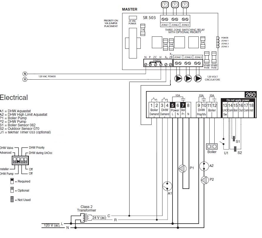 Tekmar 256 Wiring Diagram
