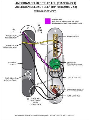 Telecaster Deluxe Wiring Diagram