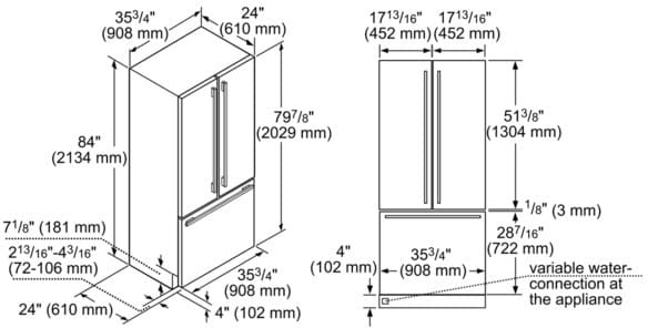thermador refrigerator parts diagram