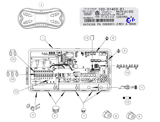 Tiger River Spas Bengal Plumbing Diagram