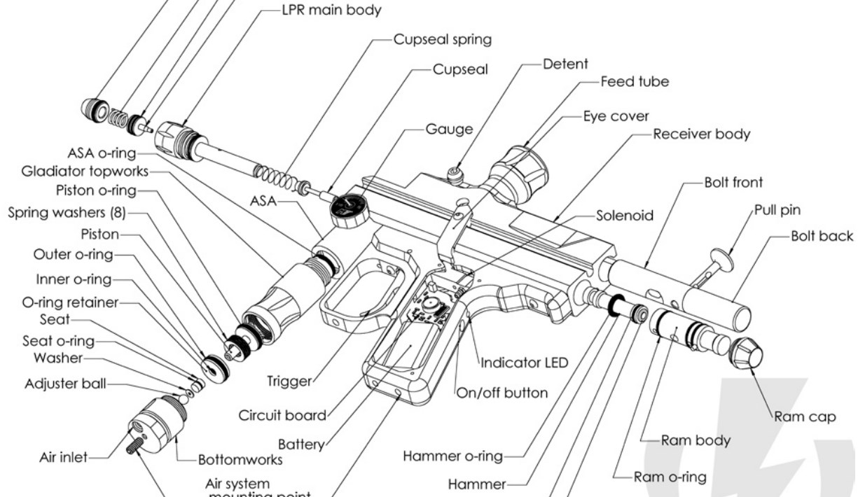 tippmann 98 diagram