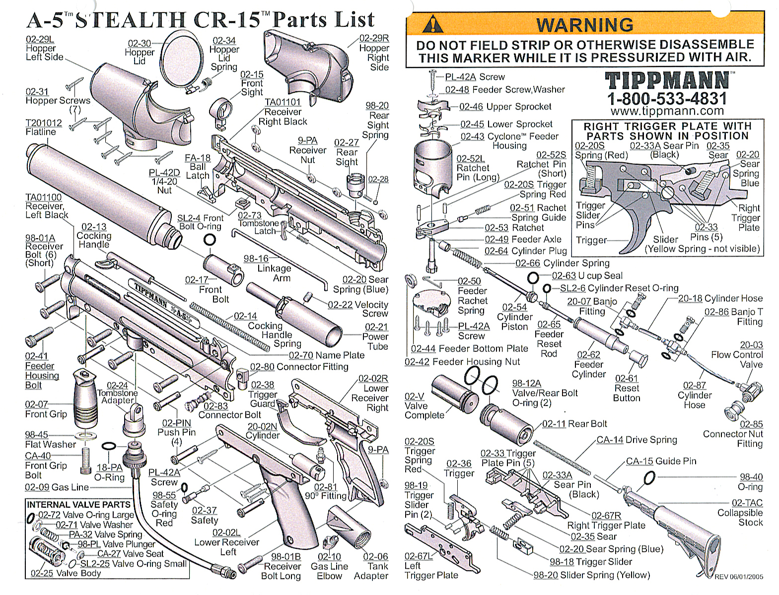 Tippmann A5 Diagram