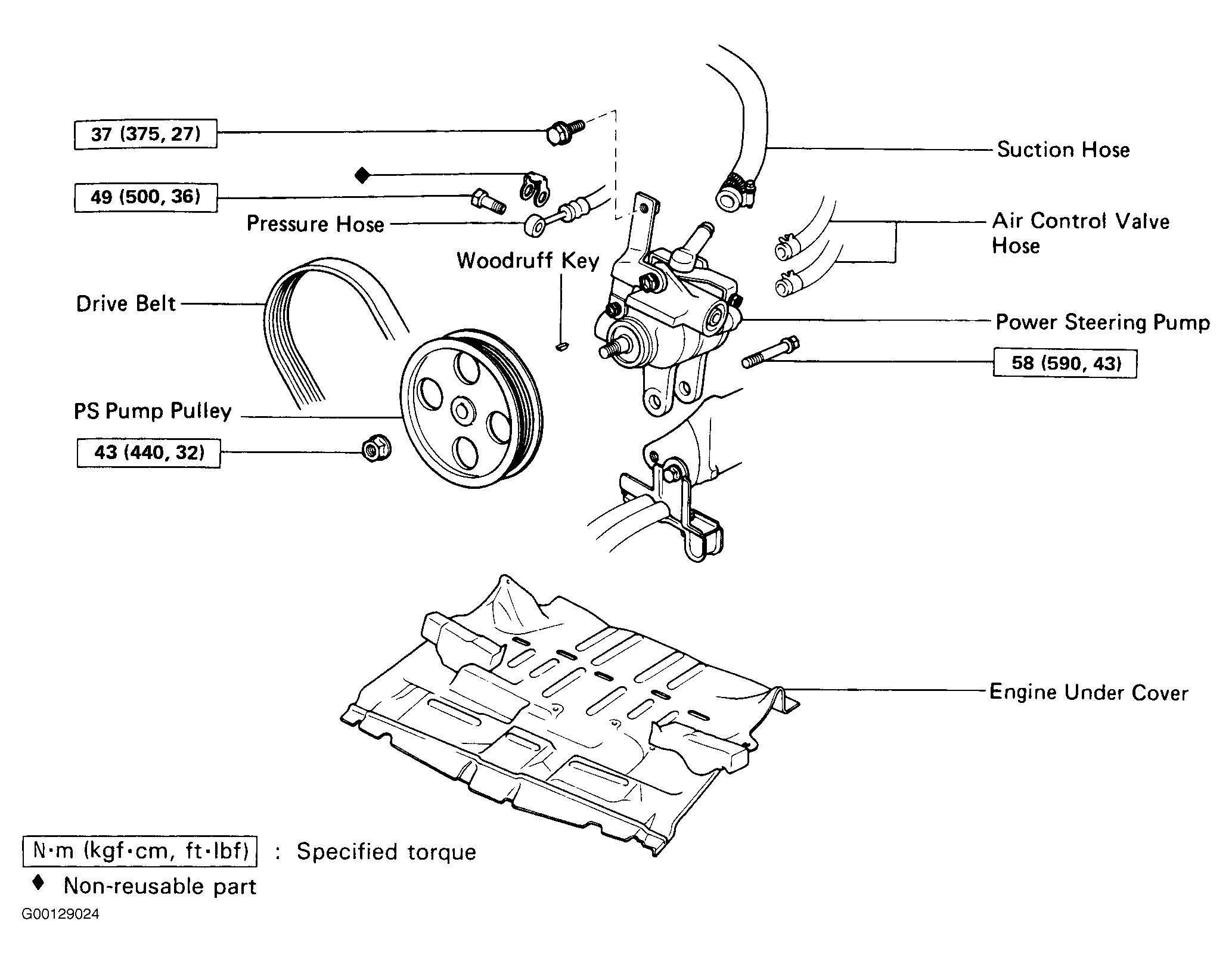 toyota matrix serpentine belt diagram