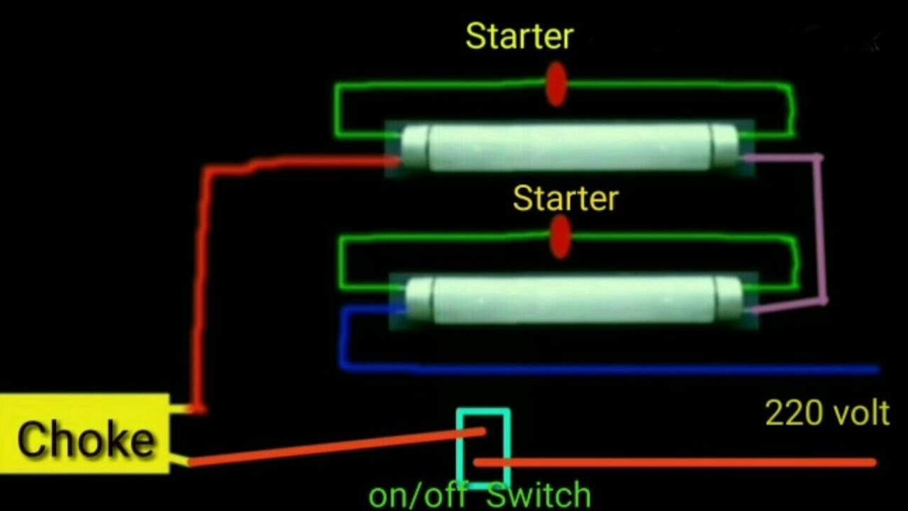 Tubelight Wiring Diagram