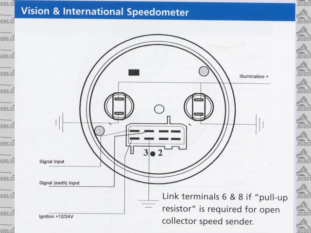 vdo tachometer wiring diagram
