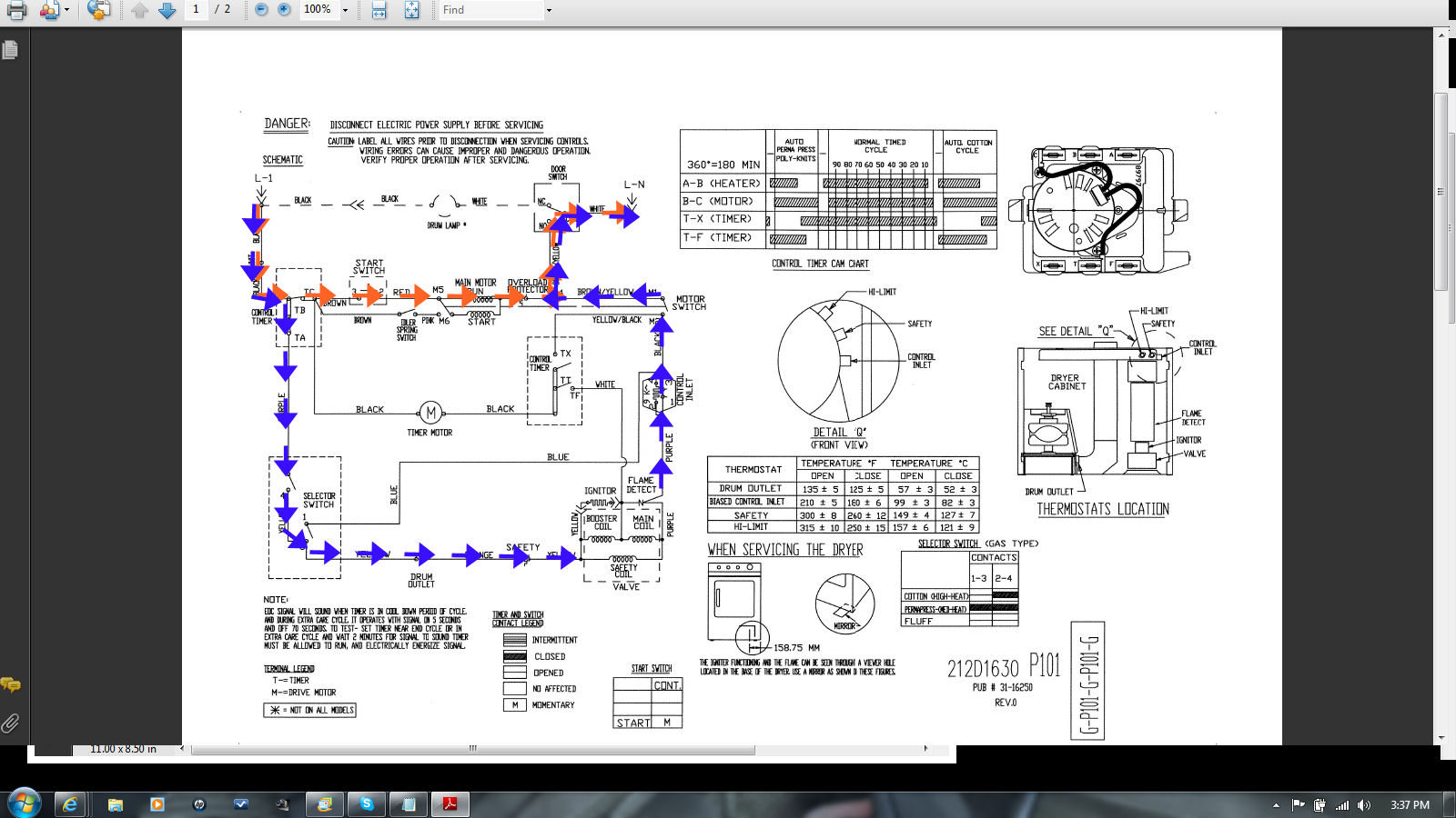 Schematic For Ge Clothes Dryer