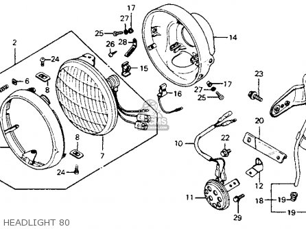 Wiring Diagram For 81 Honda Cm200t