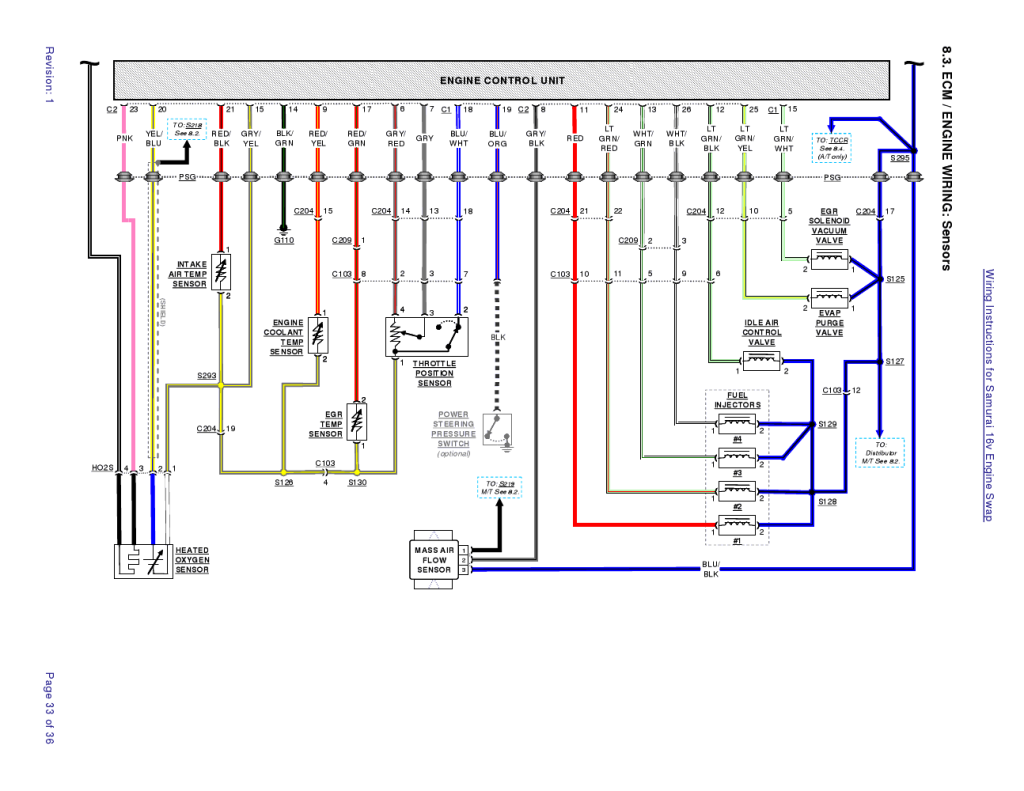 wiring diagram for ecm 1997 geo metro