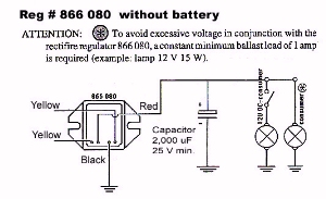 Wiring Diagram For Tympanium Voltage Regulator-rectifier 332-104/a