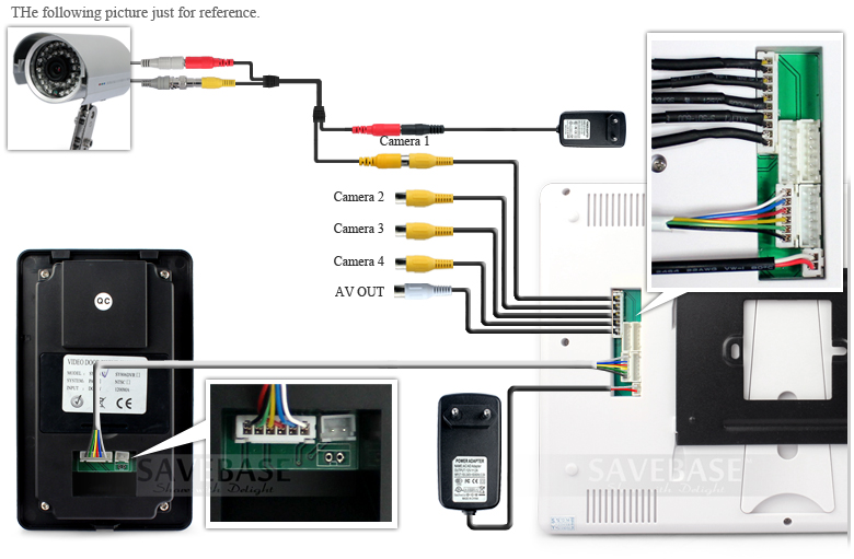 Wisecomm Ccd Camera With Red Black And Yellow Wiring Diagram