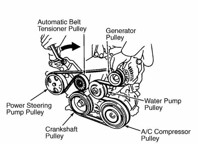 07 toyota camry belt diagram