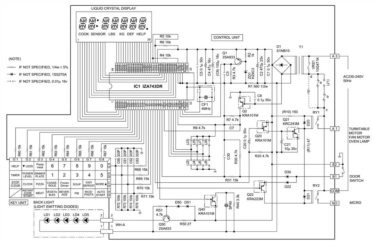 Exploring a Microwave Oven Circuit Diagram: How Does it Work?