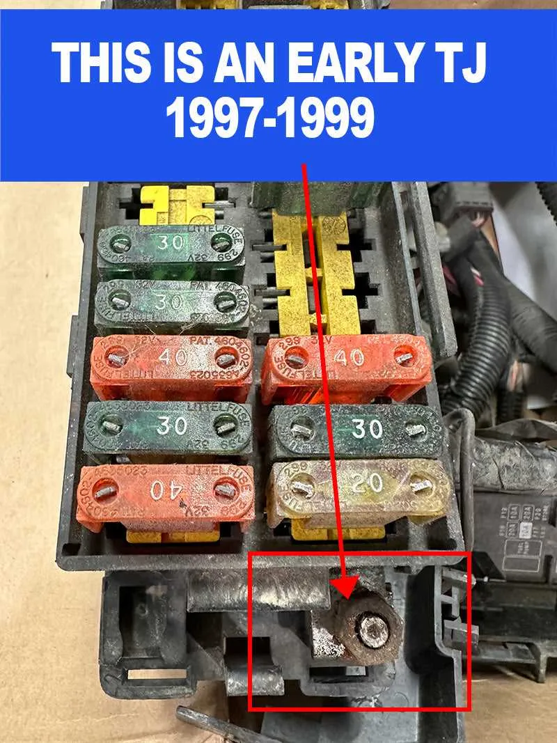 1997 jeep wrangler fuse box diagram