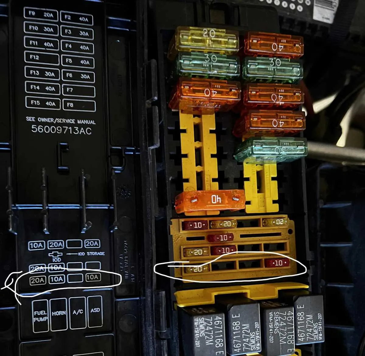1997 jeep wrangler fuse box diagram