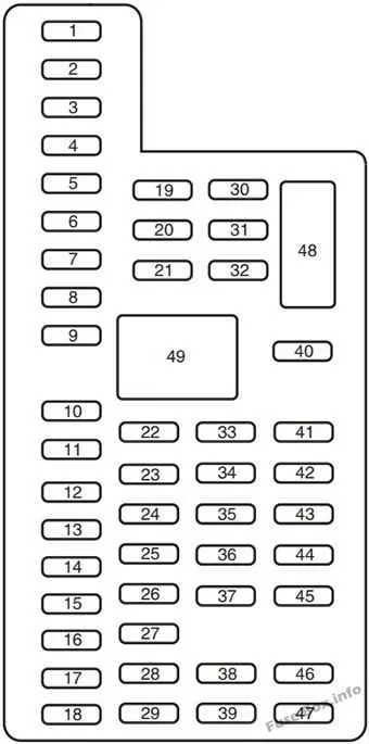 2000 f450 fuse box diagram