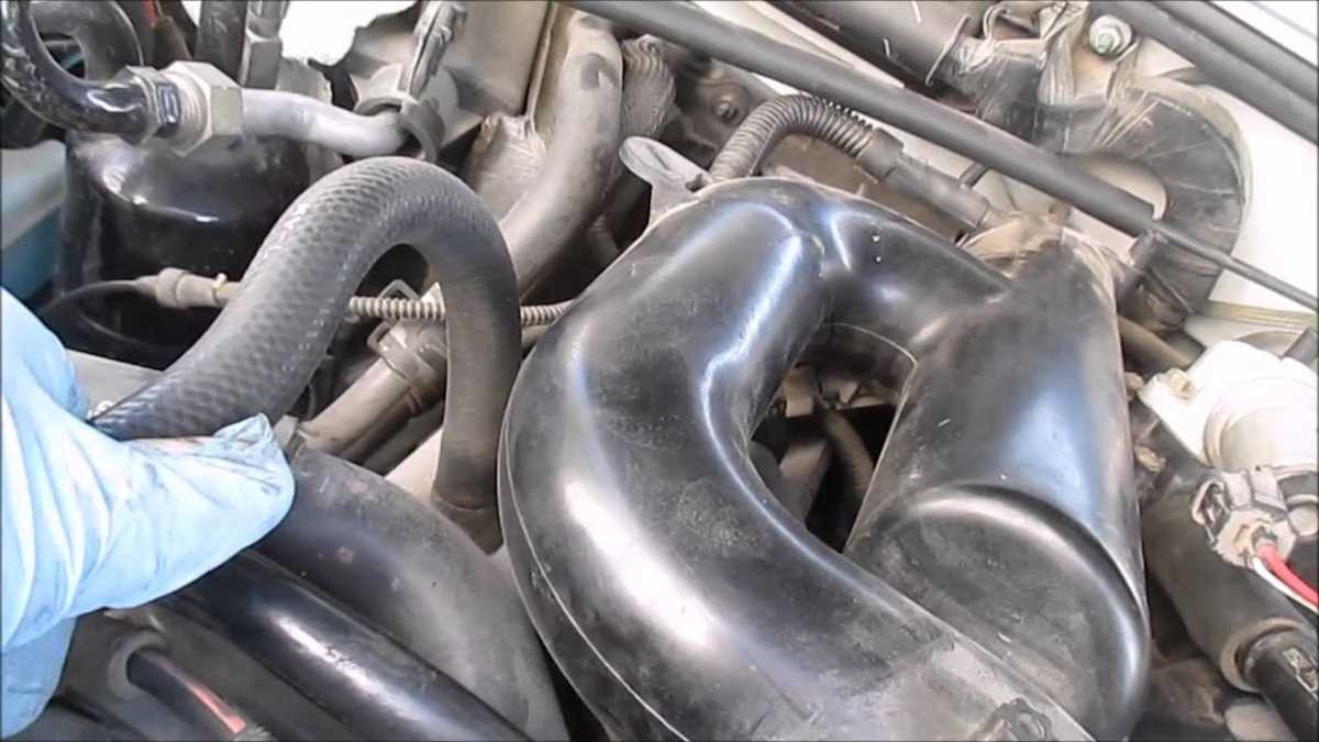 Identifying the Components of a Ford F150's Heater Hose system