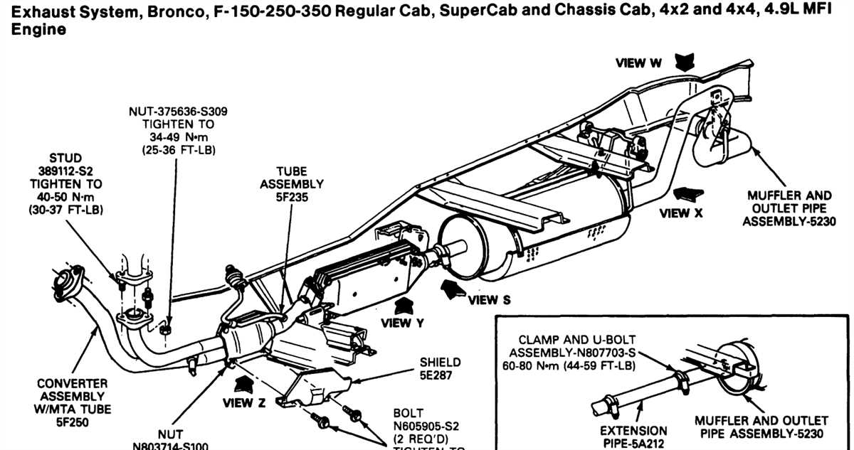 Ford Explorer Exhaust System Diagram