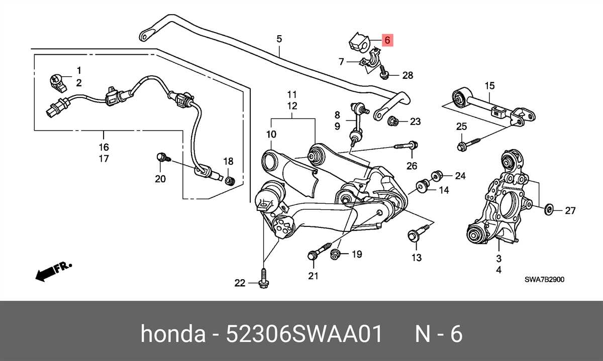 A Visual Guide to the Front Suspension Diagram of a 2003 Honda CRV