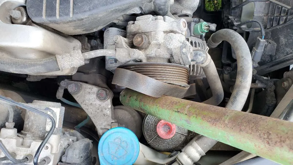 2004 honda crv serpentine belt diagram