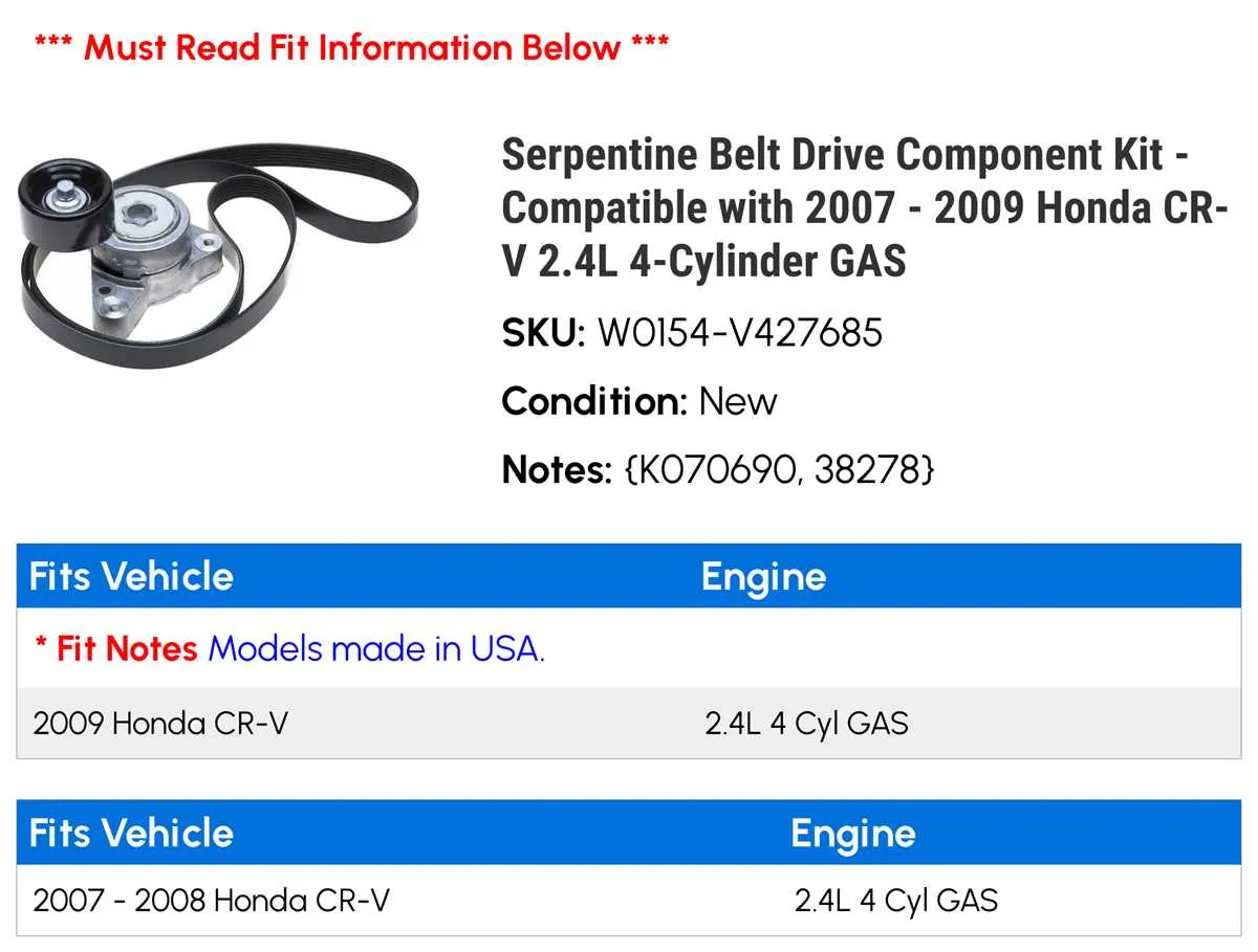 2005 honda crv serpentine belt diagram