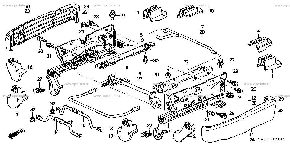 2005 honda odyssey rear suspension diagram