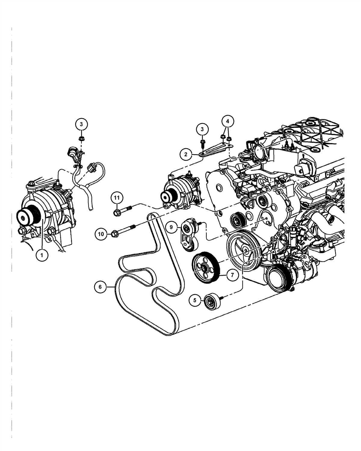 2005 chrysler 300 3.5 belt diagram