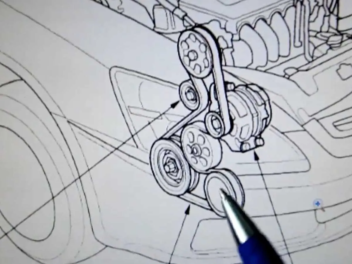 2008 honda accord v6 serpentine belt diagram