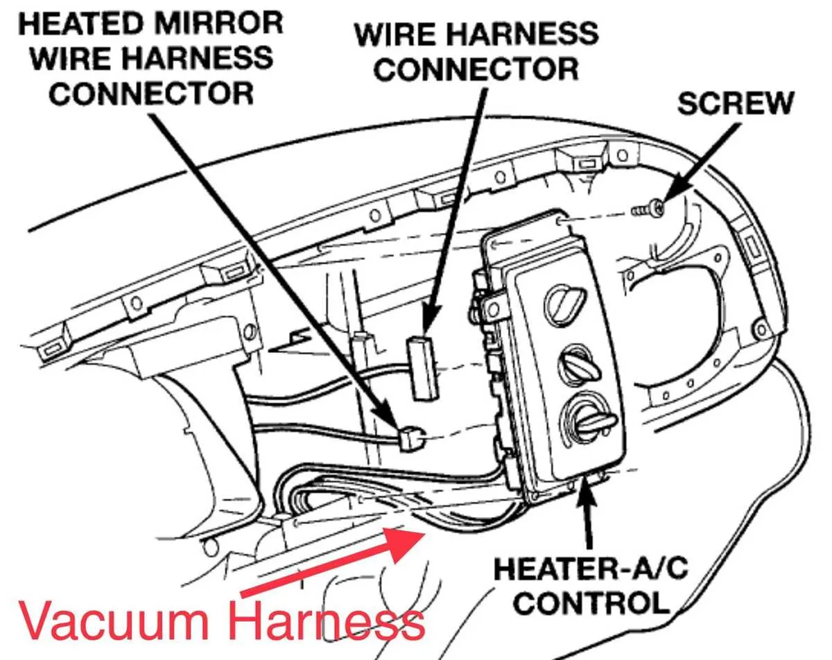 2010 Dodge Ram 1500 Blend Door Actuator Diagram