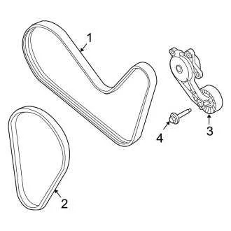 2011 ford fusion serpentine belt diagram