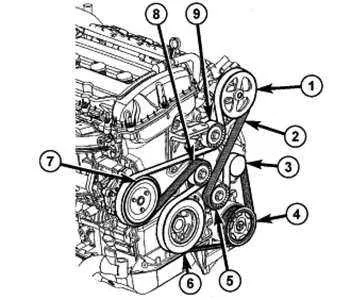 2013 chrysler 200 belt diagram