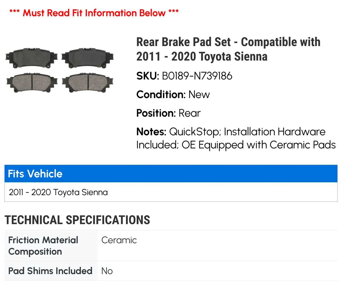 2013 toyota sienna front brake diagram