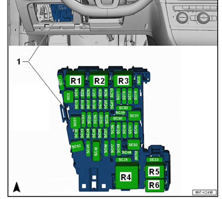 2016 vw fuse box diagram