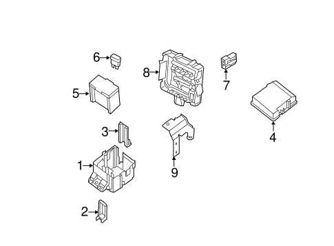 2018 nissan rogue fuse box diagram