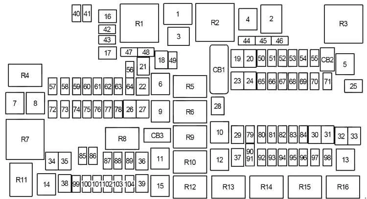 2021 ram 1500 fuse box diagram