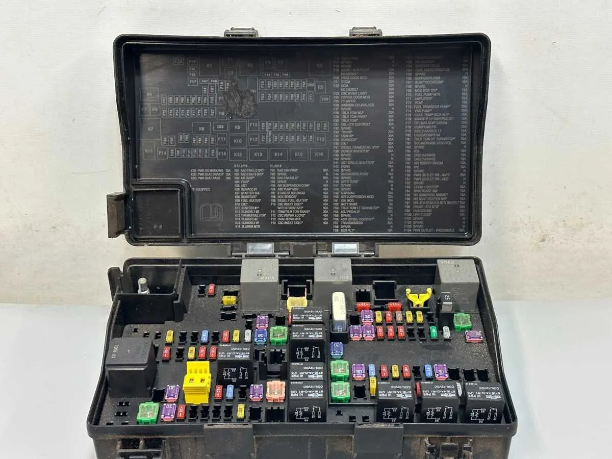 2021 ram 2500 fuse box diagram