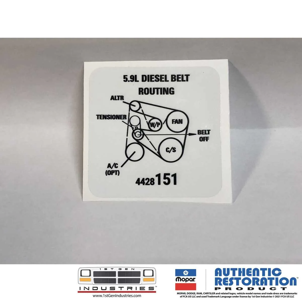 24 valve 5.9 cummins serpentine belt diagram