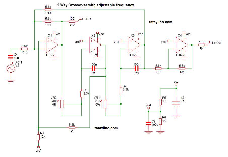 Way Active Crossover Circuit Diagram: Boost Your Audio Quality