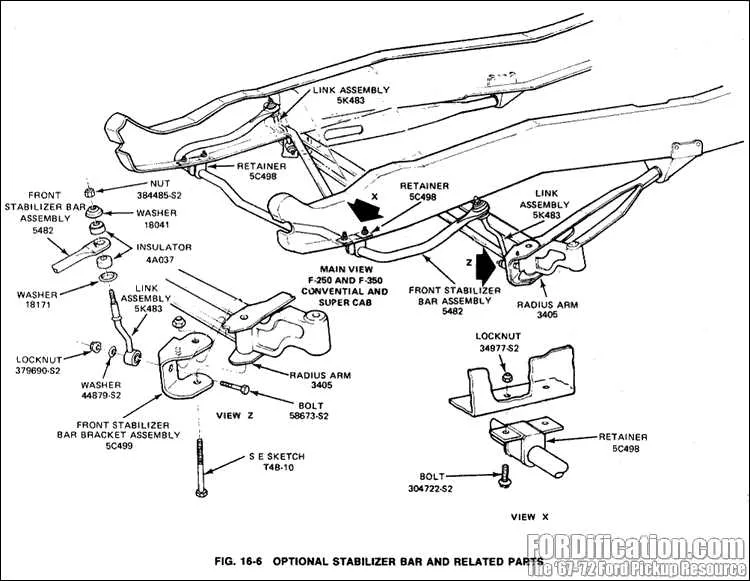 2wd ford f150 front suspension diagram
